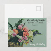 Niedliche Geburtstag Bible Verse Postkarte (Vorne/Hinten)