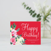 Niedliche Geburtstag Bible Verse Postkarte (Stehend Vorderseite)