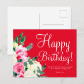 Niedliche Geburtstag Bible Verse Postkarte (Vorne/Hinten)