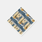 Niedliche Geburtstag Boy Music Gitarre Paper Napki Serviette (Ecke)