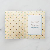 Niedliche Geburtstag Brown Bear Karte (Innenseite)