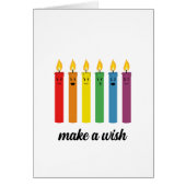 Niedliche Geburtstag Candles - Karte (Vorne)