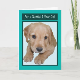Niedliche Geburtstag Card für 1-Jährige Karte