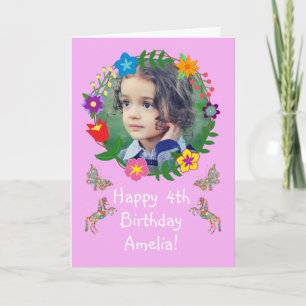 Niedliche Geburtstag Card Kinder Schmetterlinge Pf Karte