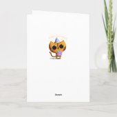 Niedliche Geburtstag Cat Karte (Rückseite)