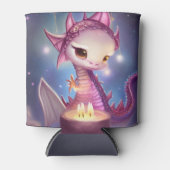 Niedliche Geburtstag Dargon Dosenkühler (Vorderseite)