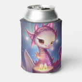 Niedliche Geburtstag Dargon Dosenkühler (Kanne Rückseite)