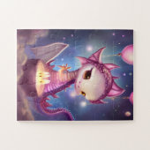 Niedliche Geburtstag Dargon Puzzle (Horizontal)