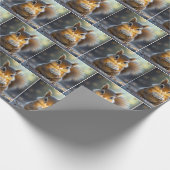 Niedliche Geburtstag-Eichhörnchen Geschenkpapier (Ecke)
