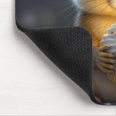 Niedliche Geburtstag Eichhörnchen Mousepad (Ecke)