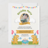 Niedliche Geburtstag Einladung (Vorderseite)