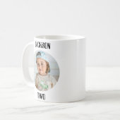 Niedliche Geburtstag Foto und Tasse für Kinderfami (Vorderseite Links)