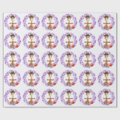 Niedliche Geburtstag für Jungen Geschenkpapier (Flach)