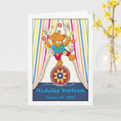 Niedliche Geburtstag für Kind mit Bärenjungen Karte (Gelbe Blume)