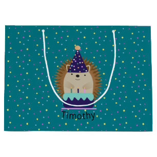 niedliche Geburtstag Igel Große Geschenktüte