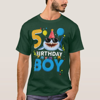 Niedliche Geburtstag Junge 5 Jahre alt Kinder 5. G T-Shirt