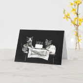 Niedliche Geburtstag Karte (Gelbe Blume)