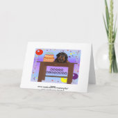 Niedliche Geburtstag Karte (Rückseite)