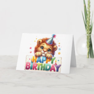 Niedliche Geburtstag-Karte Karte