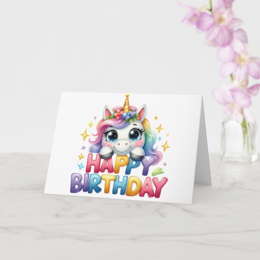 Niedliche Geburtstag-Karte Karte (Orchidee)