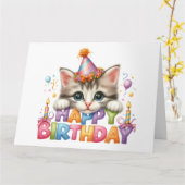 Niedliche Geburtstag-Karte Karte (Gelbe Blume)