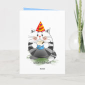 Niedliche Geburtstag-Karte mit Fantasiekäfer Karte (Rückseite)