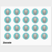 Niedliche Geburtstag Kitten Stickers (Blatt)