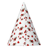 Niedliche Geburtstag Ladybug Partyhütchen (Rückseite)