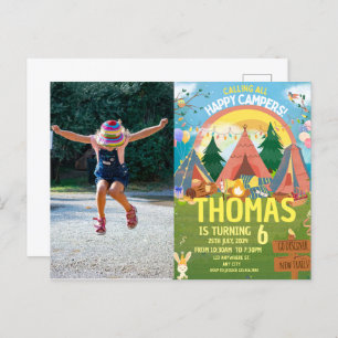 Niedliche Geburtstag moderne Kinder Postkarte