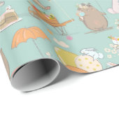 Niedliche Geburtstag/Ostermuster-Papier Geschenkpapier (Rolleneckpunkt)