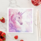 Niedliche Geburtstag Party Einhornpapier Napkin Serviette (Beispiel)