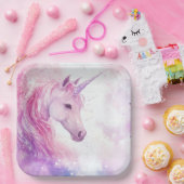 Niedliche Geburtstag Party Einhornpapierplatte Pappteller (Party)