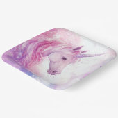 Niedliche Geburtstag Party Einhornpapierplatte Pappteller (Gewinkelt)