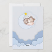 Niedliche Geburtstag Party Einladung (Rückseite)