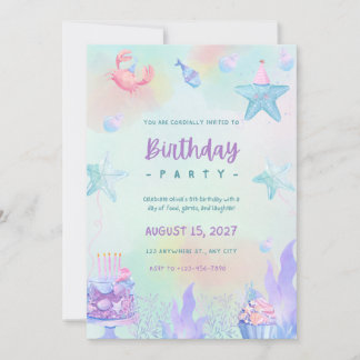 Niedliche Geburtstag Party Einladung | Editable Ca
