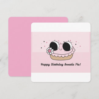 Niedliche Geburtstag Piepskarte Feiertagskarte