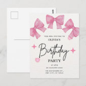 Niedliche Geburtstag Postkarte (Vorne/Hinten)