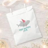 Niedliche Geburtstag Shark Geschenktütchen (Ausgeschnitten)