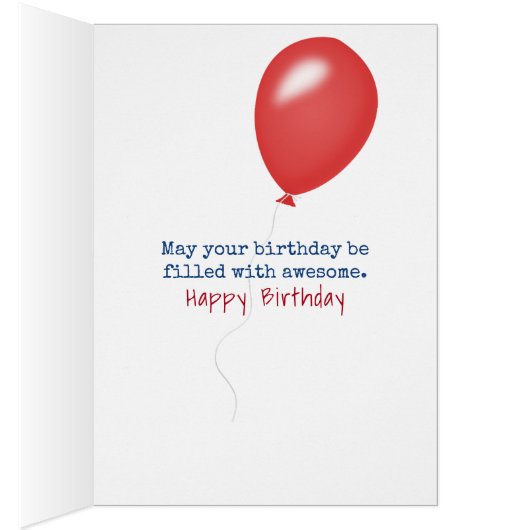 Niedliche Geburtstag Strichfigur-Mädchen mit Sneak (Innen (Rechts))