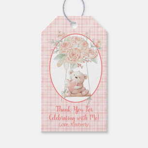 Niedliche Geburtstag Teddy Bar Geschenkanhänger