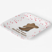Niedliche Geburtstag Whimsical Cowboy Rodeo Simple Pappteller (Gewinkelt)