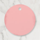 Niedliche Geburtstagsdekoration des Gastgeberspend Geschenkanhänger (Rückseite)