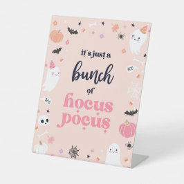 Niedliche Geburtstagsdekorationen von Halloween-Ge Sockelschild