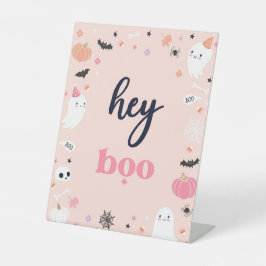 Niedliche Geburtstagsdekorationen von Halloween-Ge Sockelschild