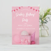 niedliche Geburtstagseinladung von gürtnerisch-ros Feiertagskarte (Stehend Vorderseite)