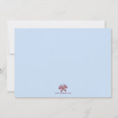 Niedliche Geburtstagsfeier des Hochhauses Einladung (Rückseite)