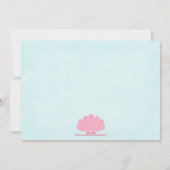 Niedliche Geburtstagsfeier Einladung (Rückseite)