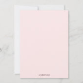 Niedliche Geburtstagsfeier Einladung (Rückseite)