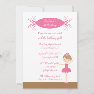 Niedliche Geburtstagsfeier Einladung