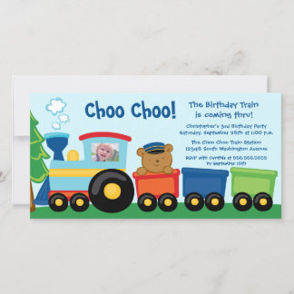 Niedliche Geburtstagsfeier Einladung Fotokarte